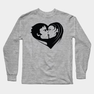 Couple In Love, Kissing Long Sleeve T-Shirt